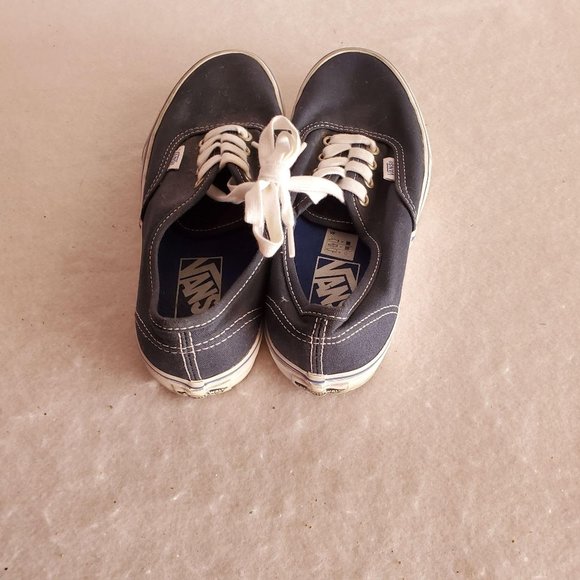 Vans off the wall blue shoes szmen-4.5 women-6 - Picture 2 of 7